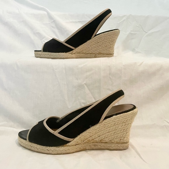 J.Crew Savannah Espadrilles in Suede. Style No. 82173 Black Size: 9 - Picture 2 of 7